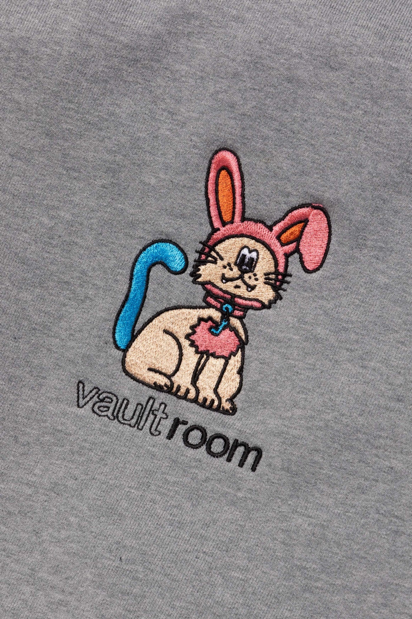 完成品 vaultroom KEY CAT RABBIT COS CREWNECK 黒L