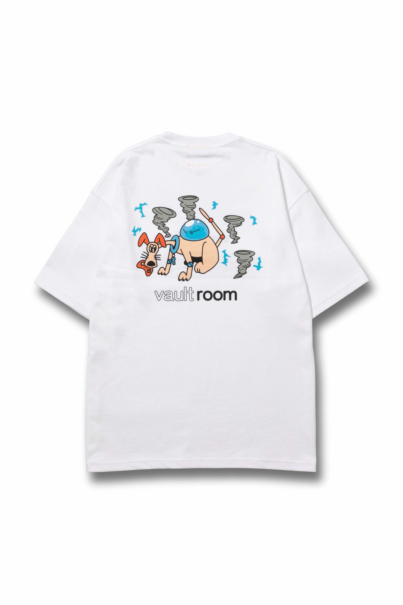 クラシカルレインボーハッピーバード vault room × TENSURA TEE / WHT