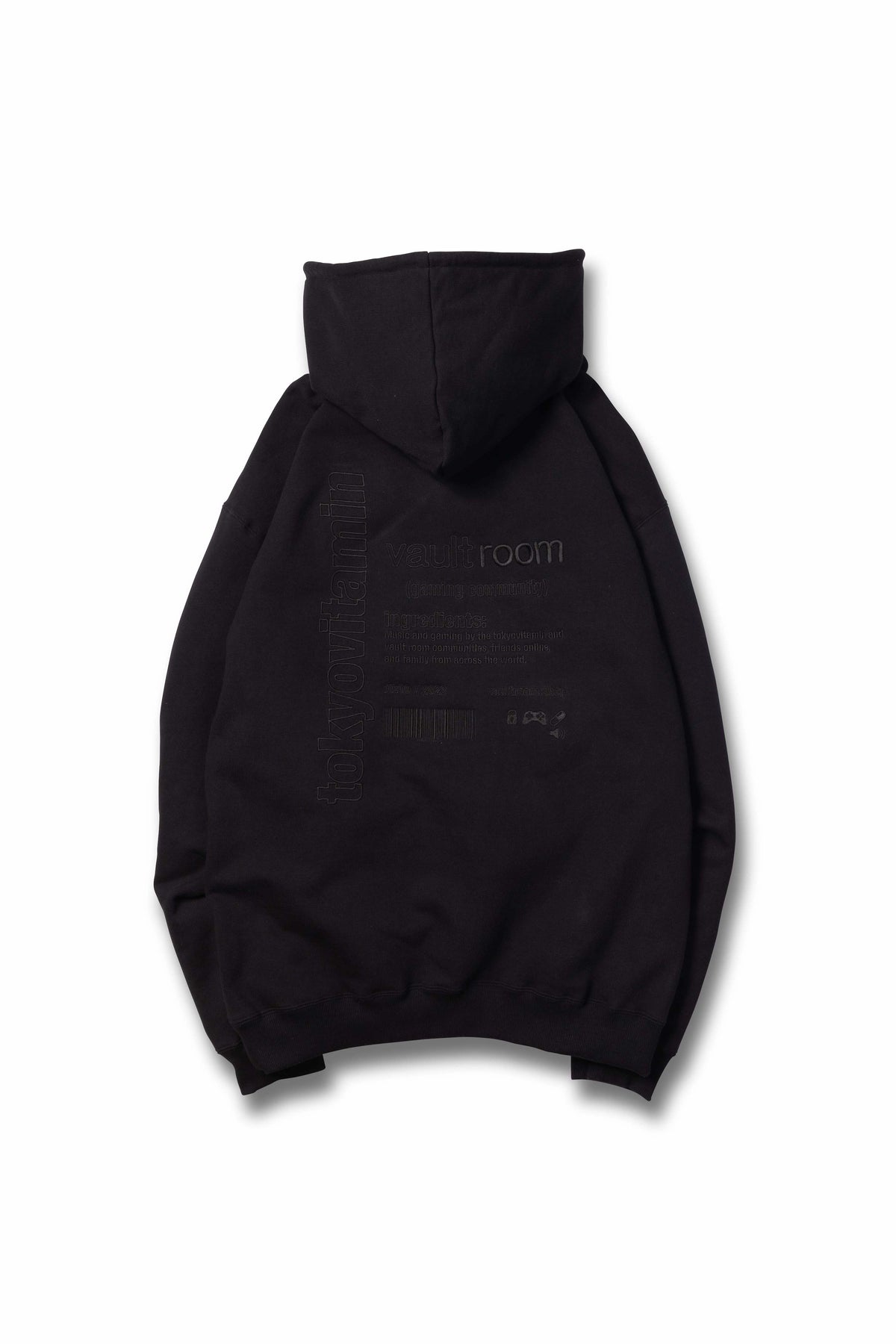 vaultroom × tokyovitamin HOODIE / BLACK-