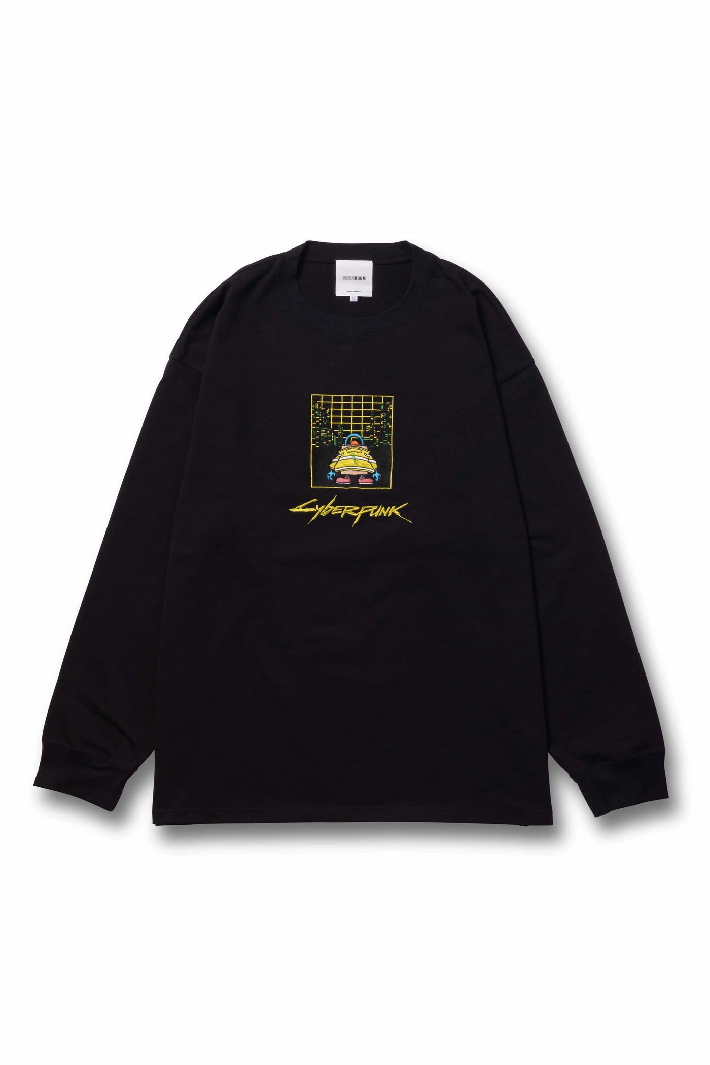 VR × CYBERPUNK BIG L/S TEE / BLK | eclipseseal.com