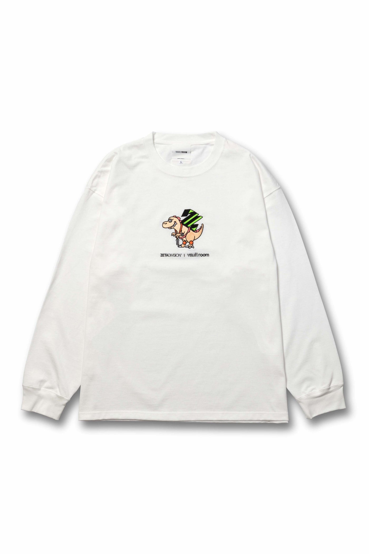 vaultroom KEYREX × ZETA L/S TEE / WHT 世界有名な 8160円 www