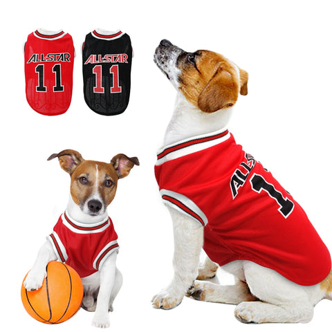 What is Wholesale Dog Basketball Team Pet Dog Jersey T-Shirt