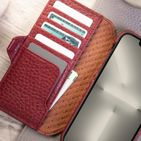 Latest Leather Louis Vuitton iPhone 15 Case - HypedEffect