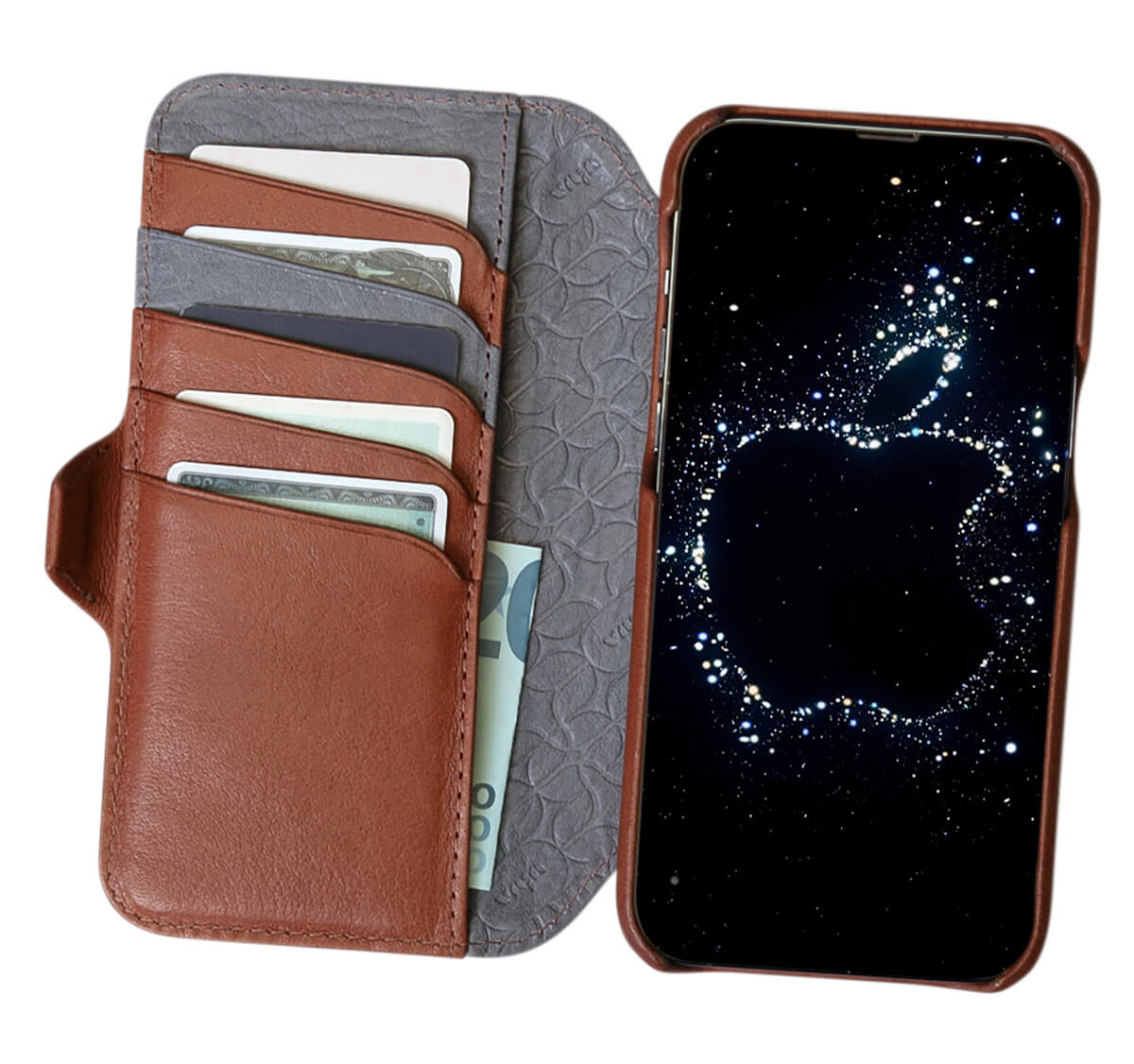 Wallet iPhone 14 Pro leather case