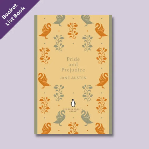 A cover image of the Penguin English Library edition of Pride and Prejudice by Jane Austen - the Paperback Down Subscription Box, classic fiction choice for this month.