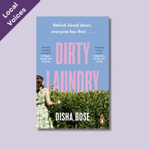 Image shows the cover of the book 'Dirty Laundry' by Irish Author Disha Bose