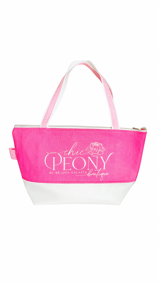 Nautical Tote Bag with Marine Vinyl Bottom & Cotton Web Straps – Chic Peony  Boutique