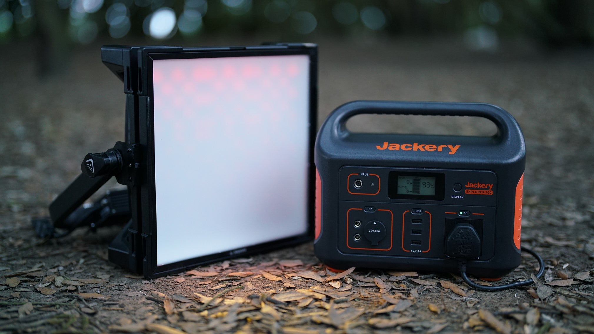 jackery explorer 500 portable power station for light bulb