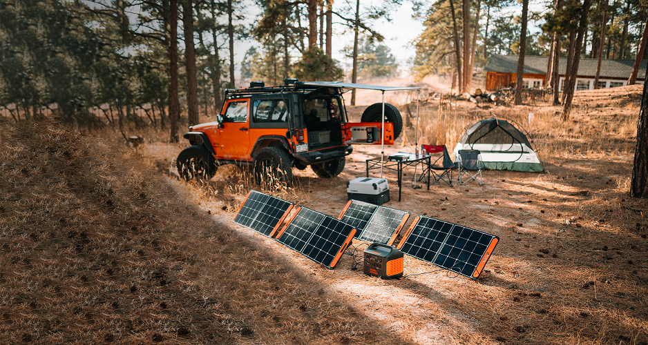 Jackery solar power station for DIY jobs