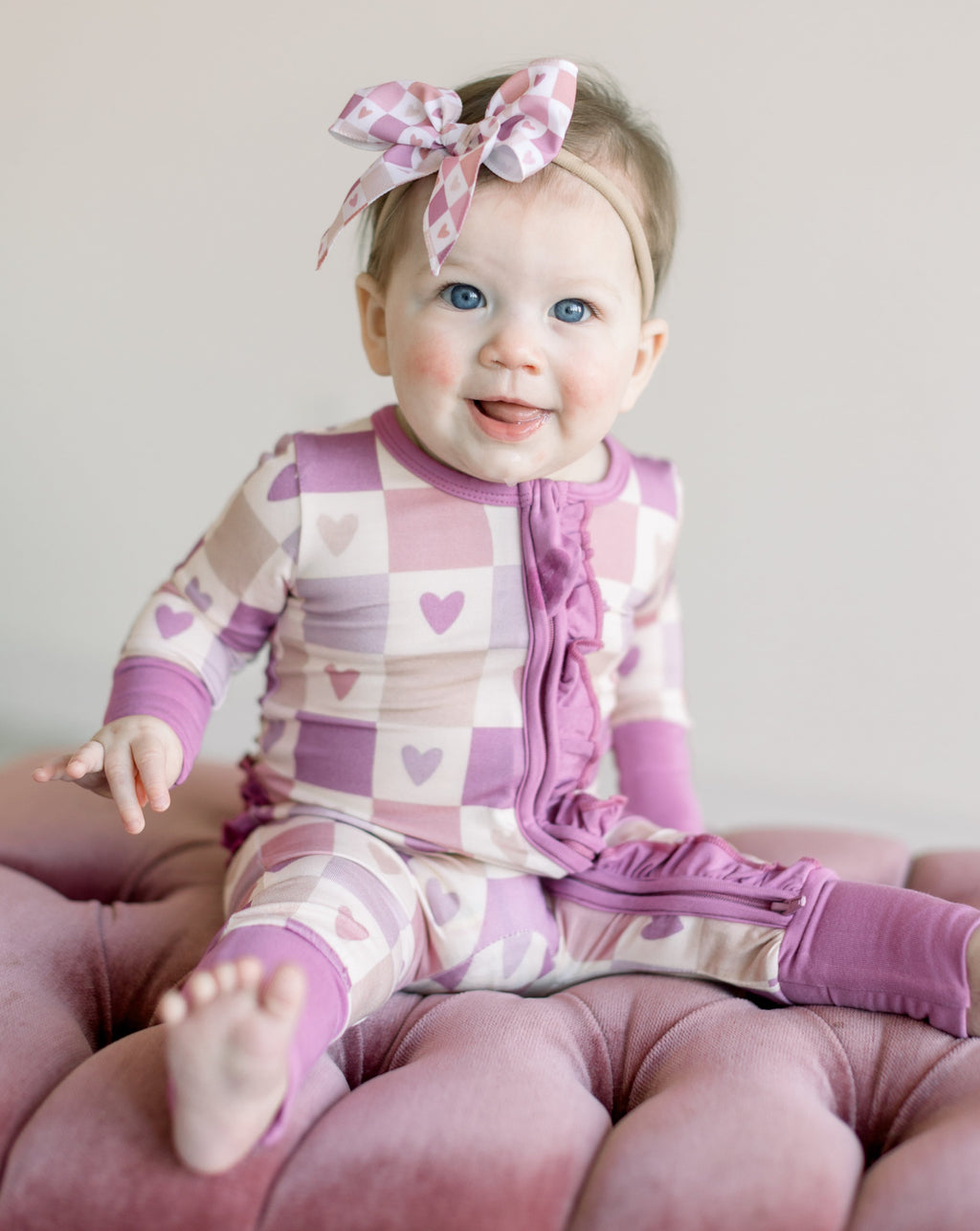 THE HONEY BOWS Pastel Pups Two Piece Bamboo Pajamas - Amber Marie