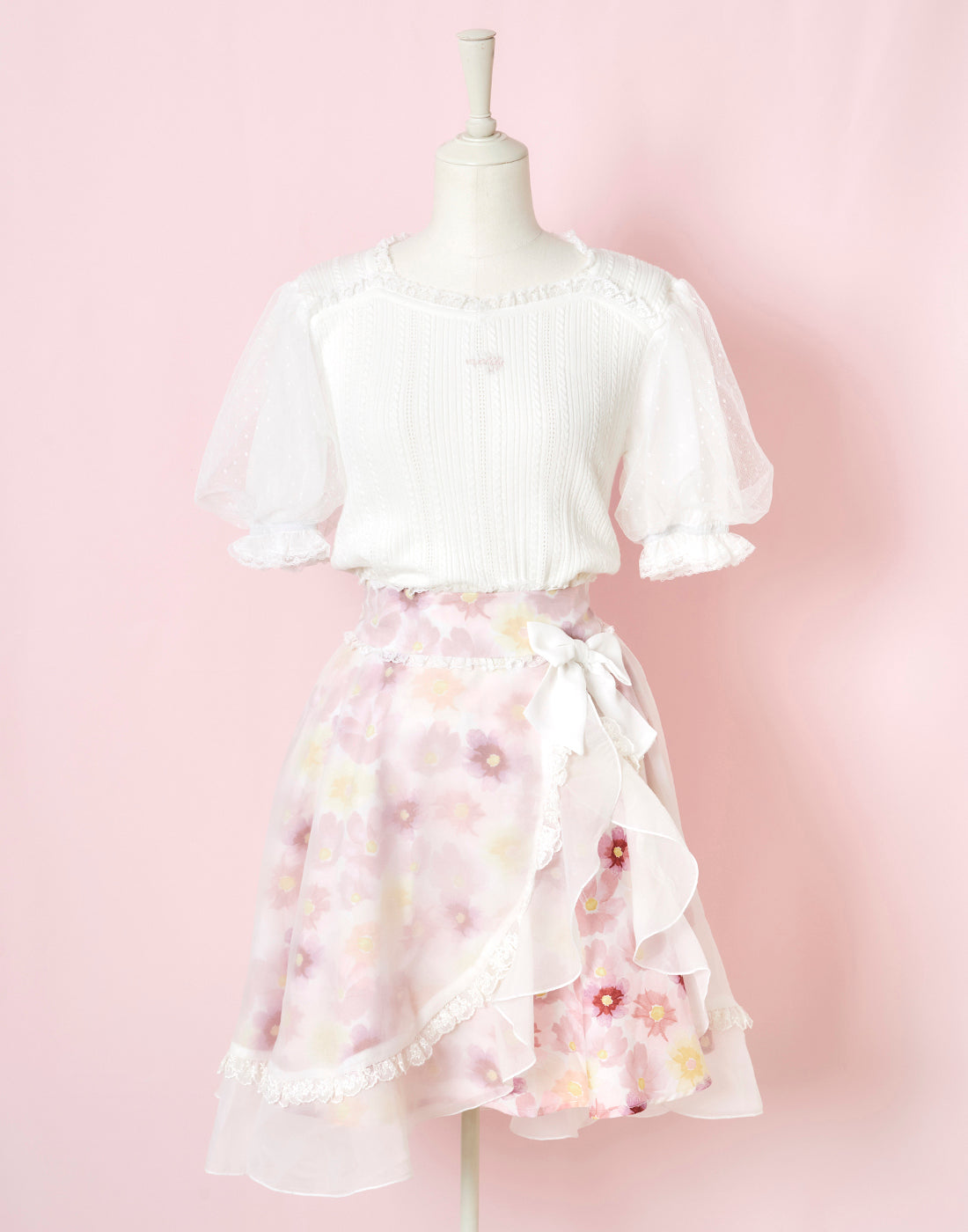 玄関先迄納品 mellfy memory Little ballet tulle セットアップ ミニ