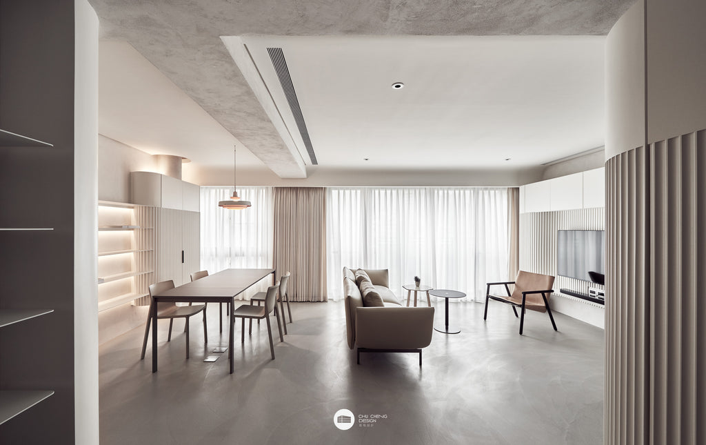 極簡客廳裝潢風格家具: Kristalia Tenso 沙發