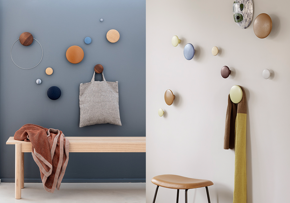 北歐風房間推薦單品 Muuto The Dots 壁掛架