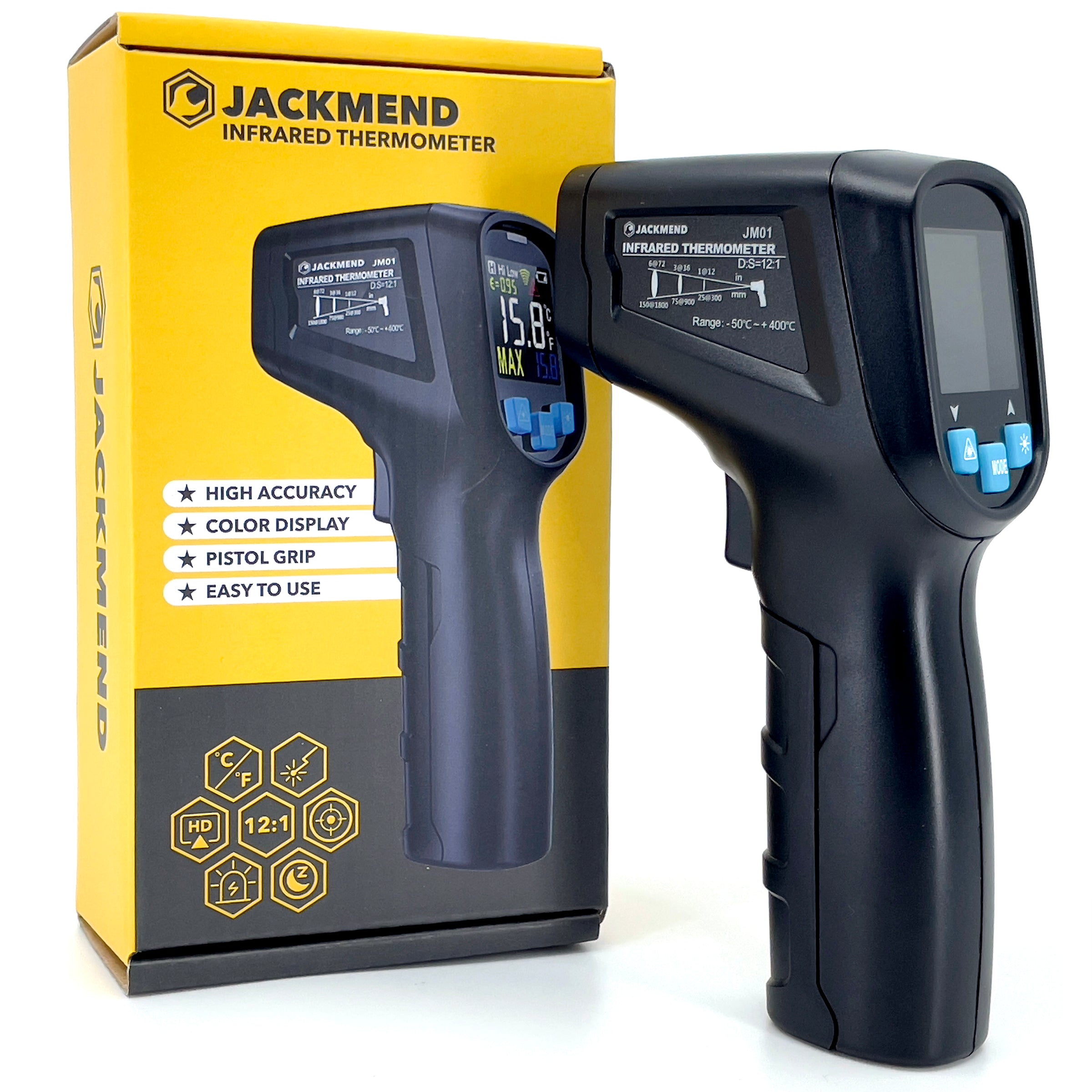 JACKMEND Thermometer - Digitale Bereik -50 t
