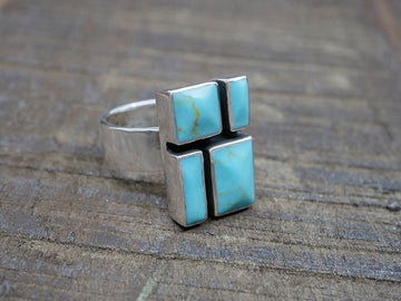 Turquoise Mosaic Ring