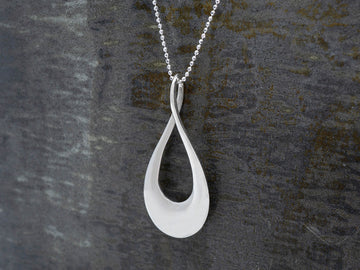 Infinity Teardrop Pendant