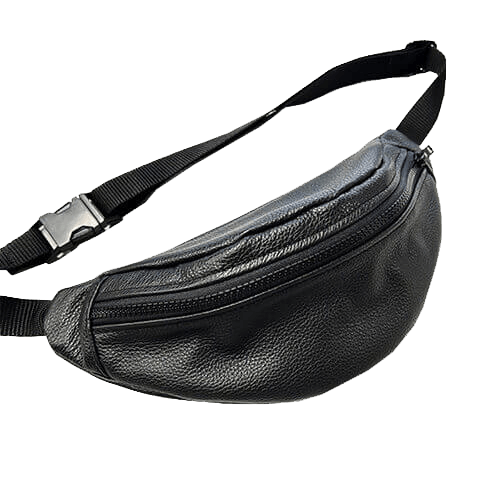 leather belt bag