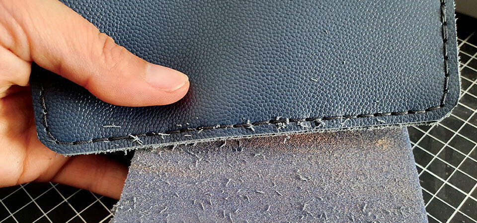 Leather passport holder tutorial