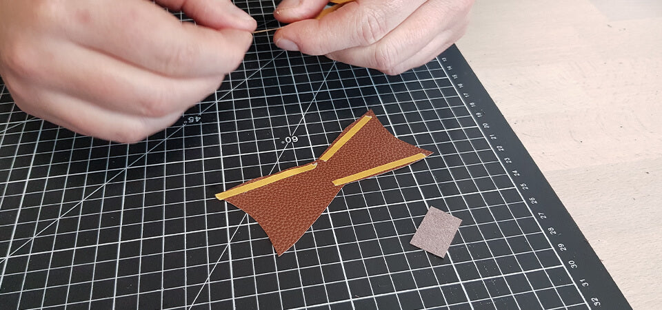 sewing leather wallet