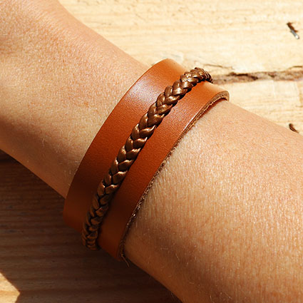 DIY bracelet en cuir
