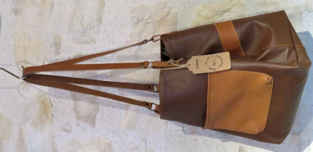 tutorial leather tote bag