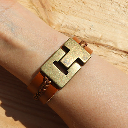 DIY leather bracelet