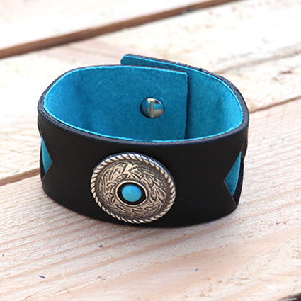 DIY leather bracelet