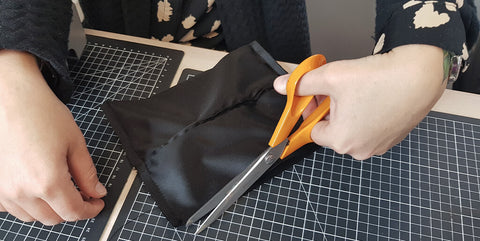 DIY Leather toiletry bag