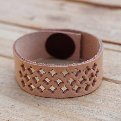 DIY leather bracelet