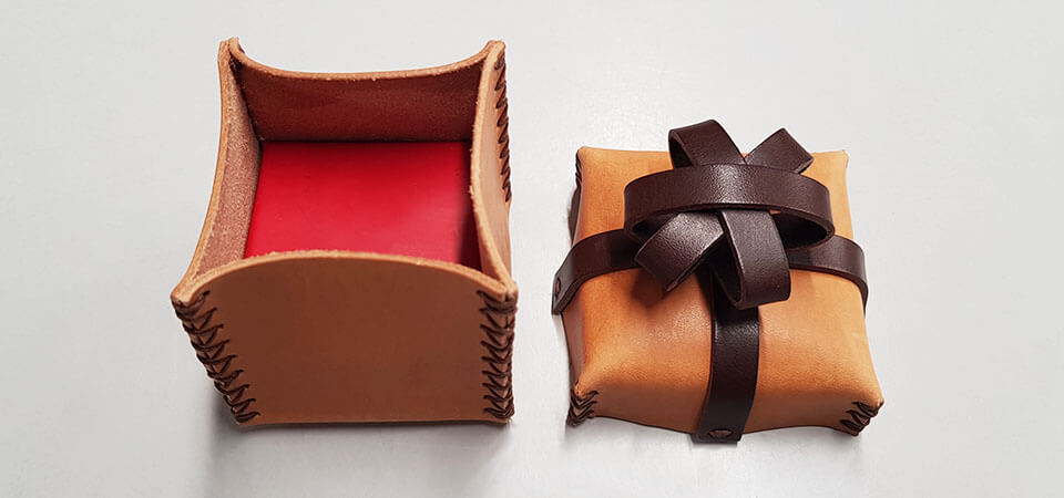 small leather gift