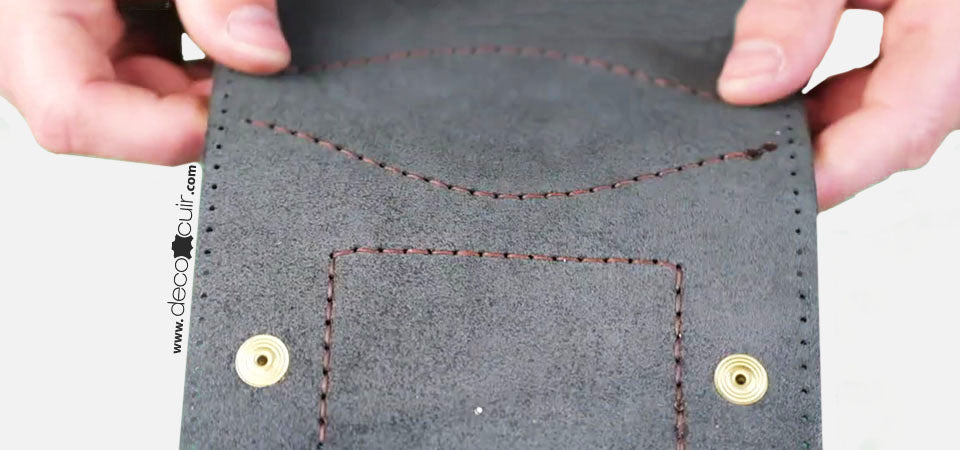 simplified sewing of leather