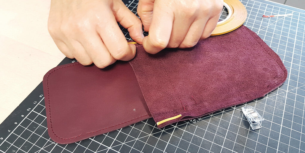 DIY pochette en cuir