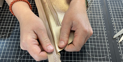 leather tutorial banana pouch