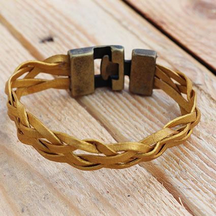 DIY bracelet en cuir