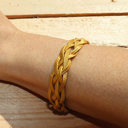 DIY leather bracelet