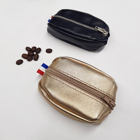 Coffee bean coin purse