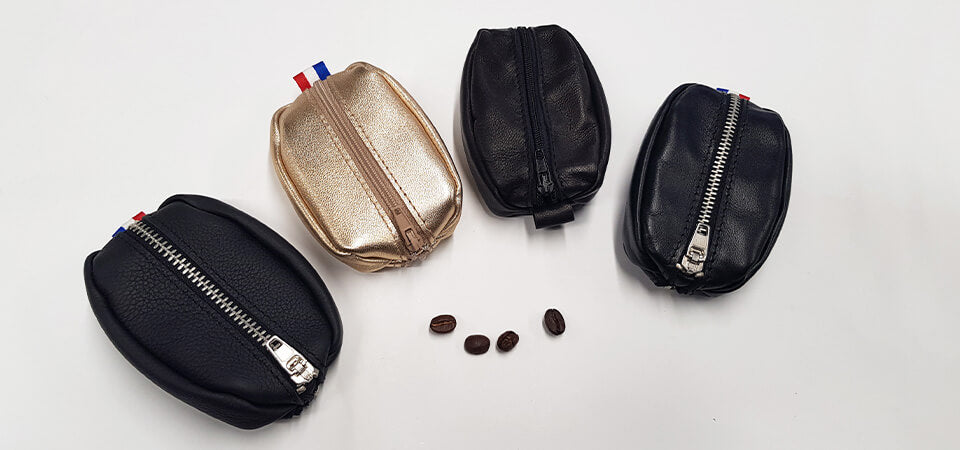 Coffee bean coin purse