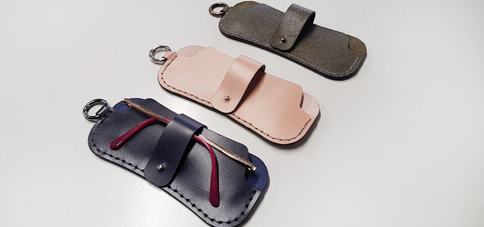 leather glasses case