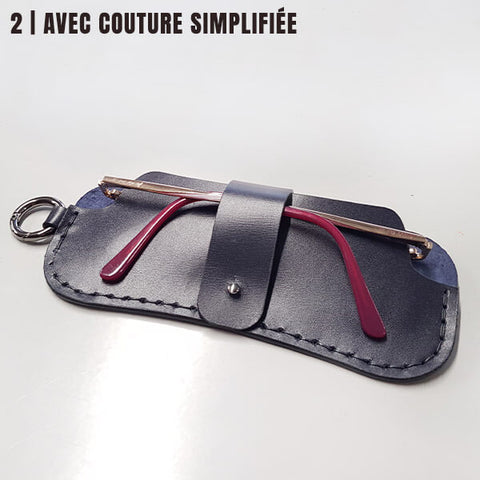 leather glasses case