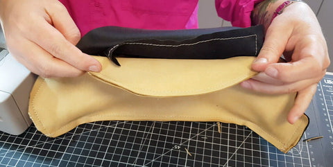 pochette banane cuir tuto