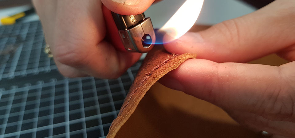 Simplified leather sewing