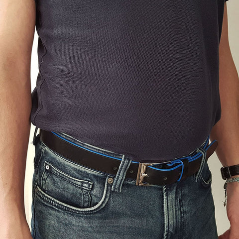 end of leather belt tutorial