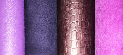 cuir violet - grossiste cuir