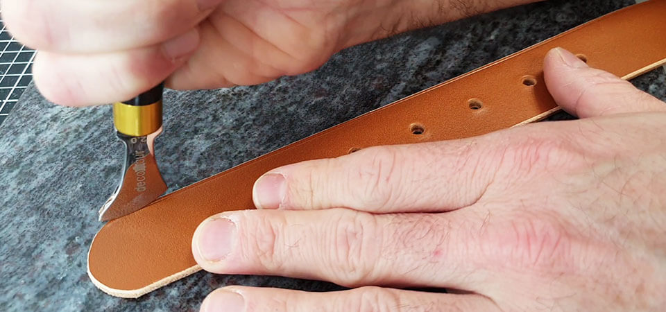 decorative net leather belt