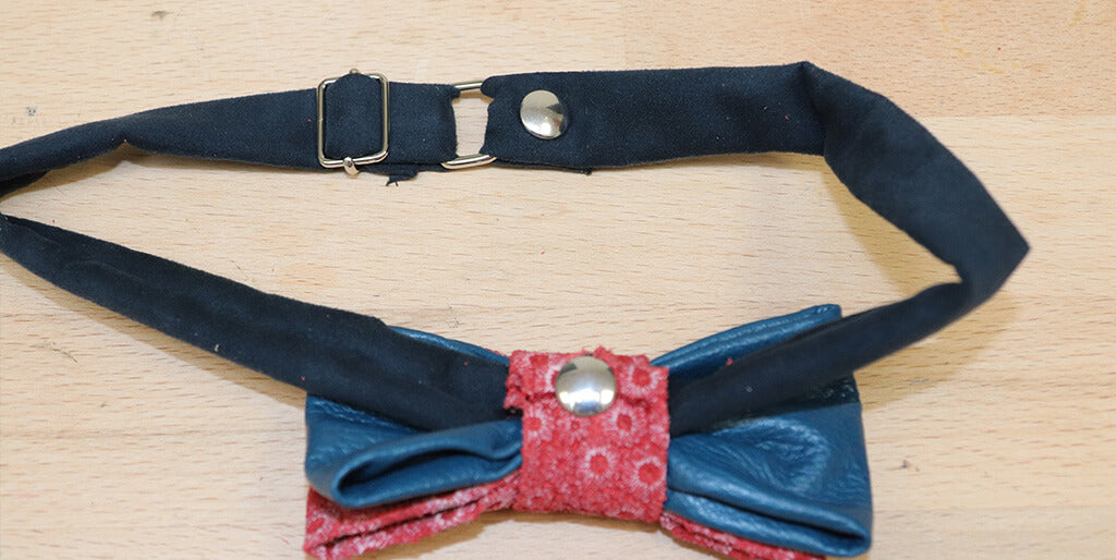 leather bow tie tutorial