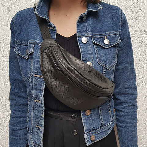 leather fanny pack