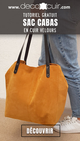 sac cabas cuir tutoriel