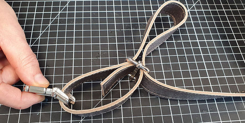 adjustable leather strap