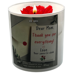 mother's day candles, gfit for mom, candles for mom, scented candles, scented candles for home, aromatherapy candles, home fragrance, flower blossom candle, strong smelling candles, scented candle