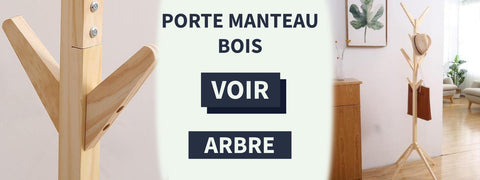 PORTE MANTEAU BOIS ARBRE